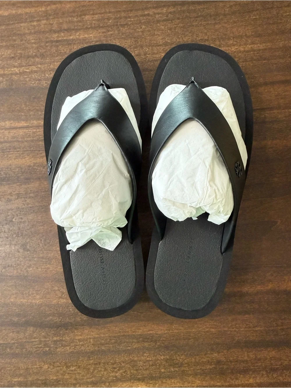 Tory Burch Women's Leather Platform Flip Flops